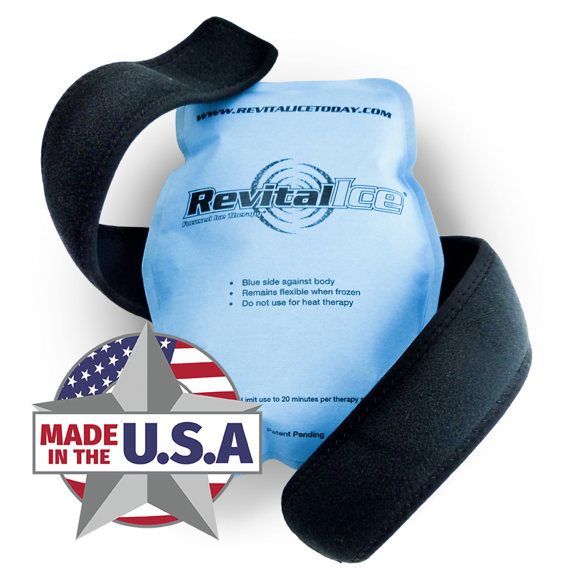 RevitalIce Ice Pack Pack and Neck Strap Made in The USA